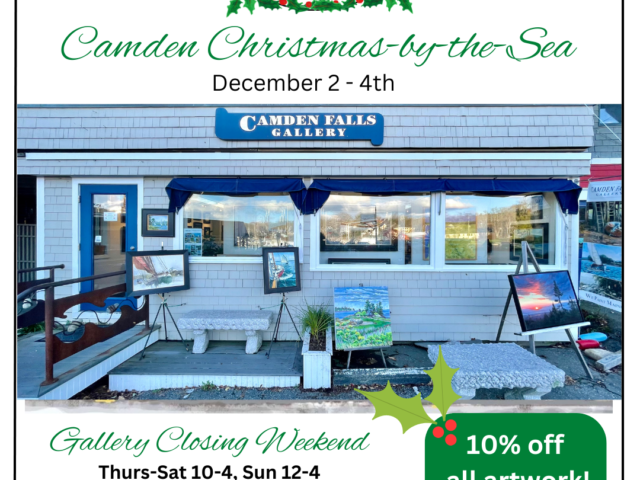 Camden Falls Gallery Holiday Sale. 10% Off!